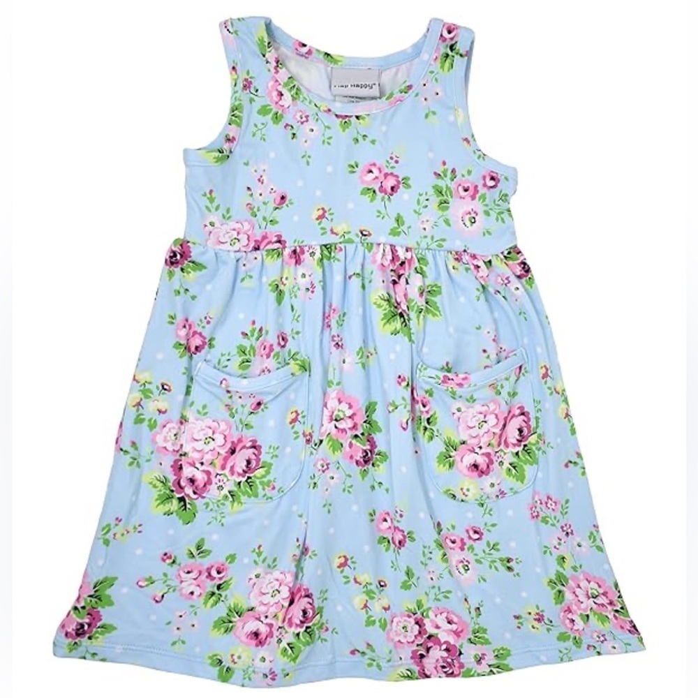 Flap happy country rose dahlia dress 12 months NEW